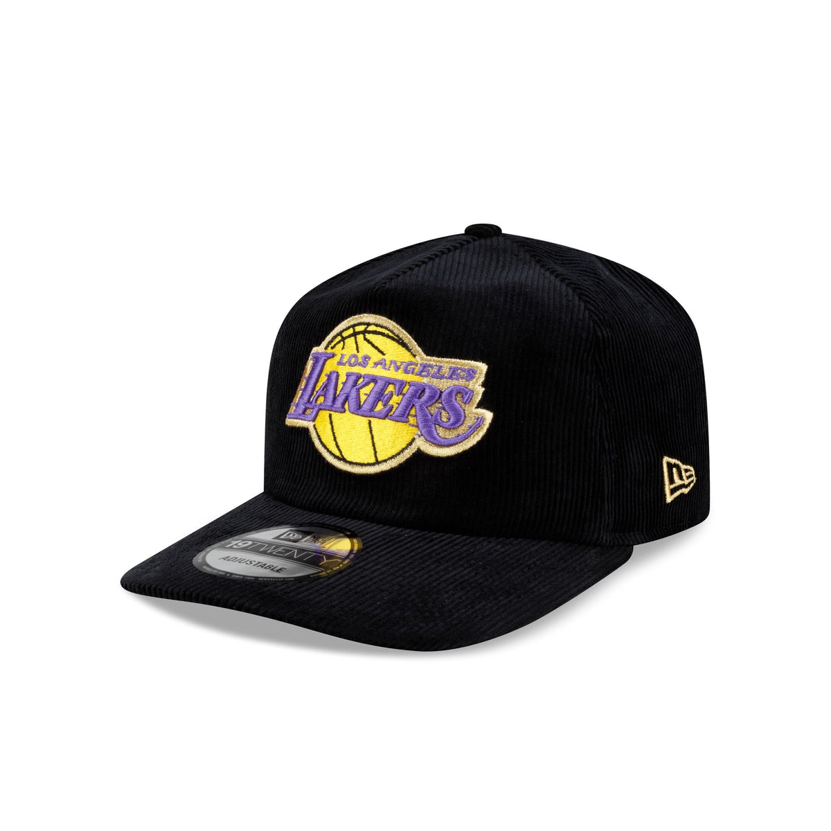 Los Angeles Lakers 1987 Finals Black & Gold Corduroy 19TWENTY Adjustable Hat