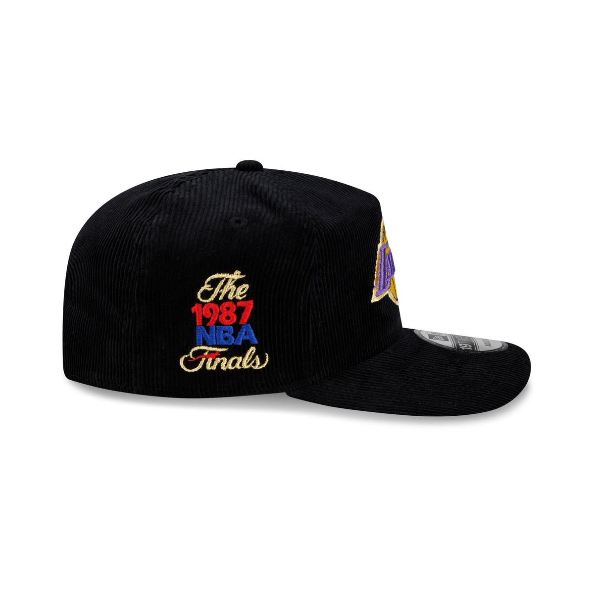 Los Angeles Lakers 1987 Finals Black & Gold Corduroy 19TWENTY Adjustable Hat