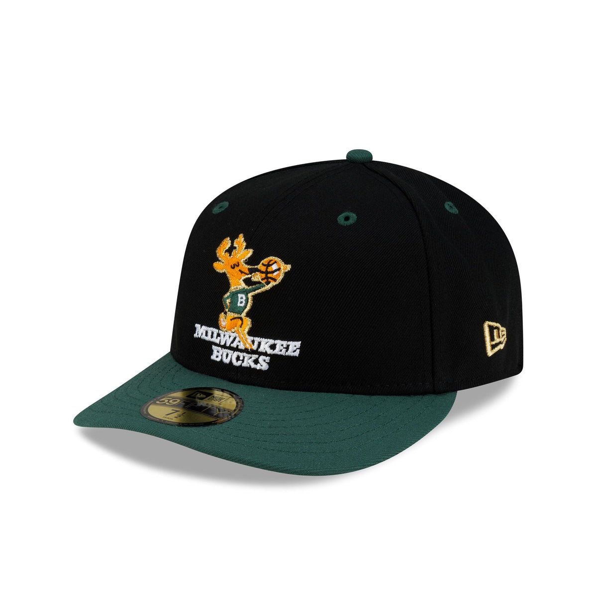 Milwaukee Bucks 1971 Finals Black & Gold 59FIFTY Fitted Hat