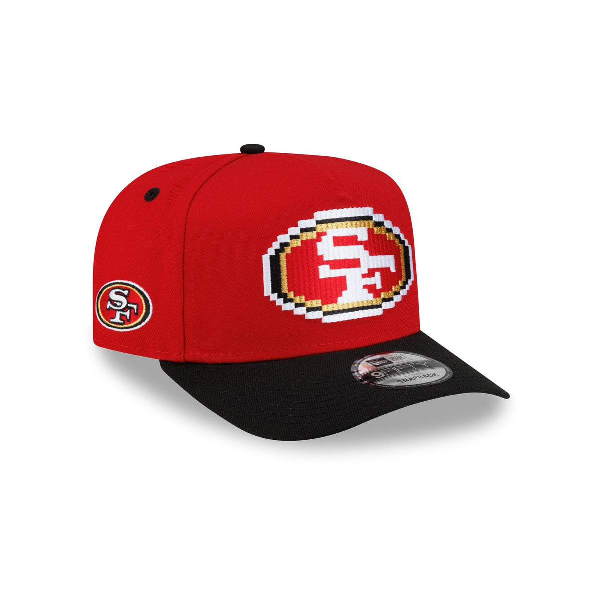 San Francisco 49ers Pixel 9FIFTY A-Frame Snapback Hat