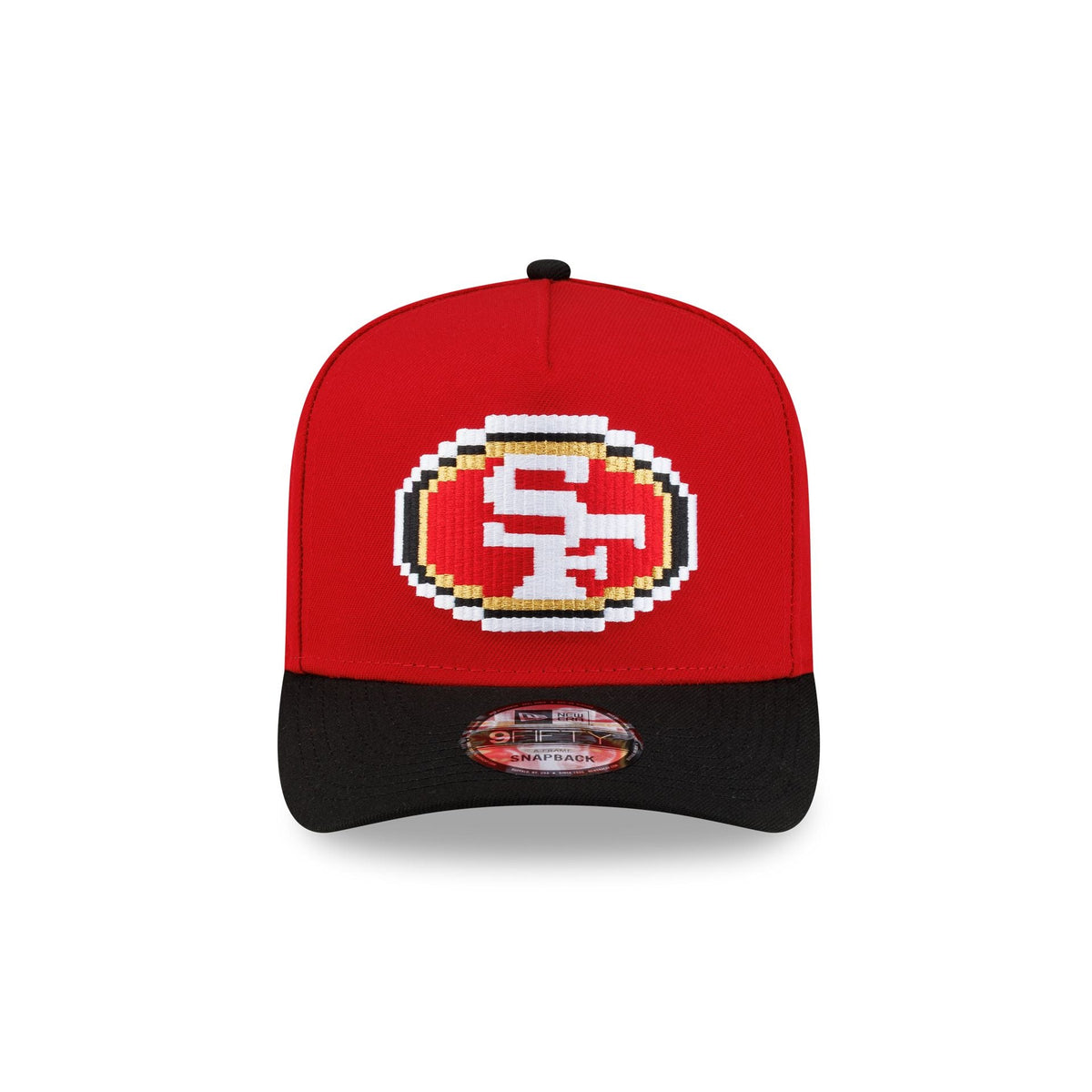 San Francisco 49ers Pixel 9FIFTY A-Frame Snapback Hat
