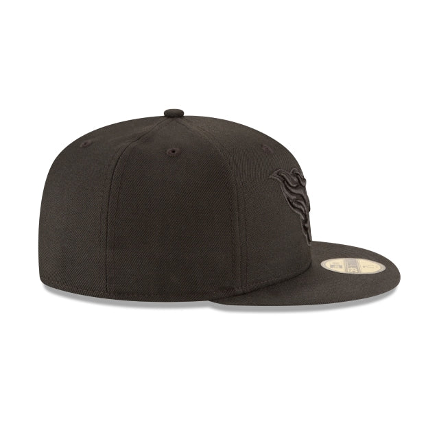 Tennessee Titans Black On Black 59FIFTY Fitted Hat