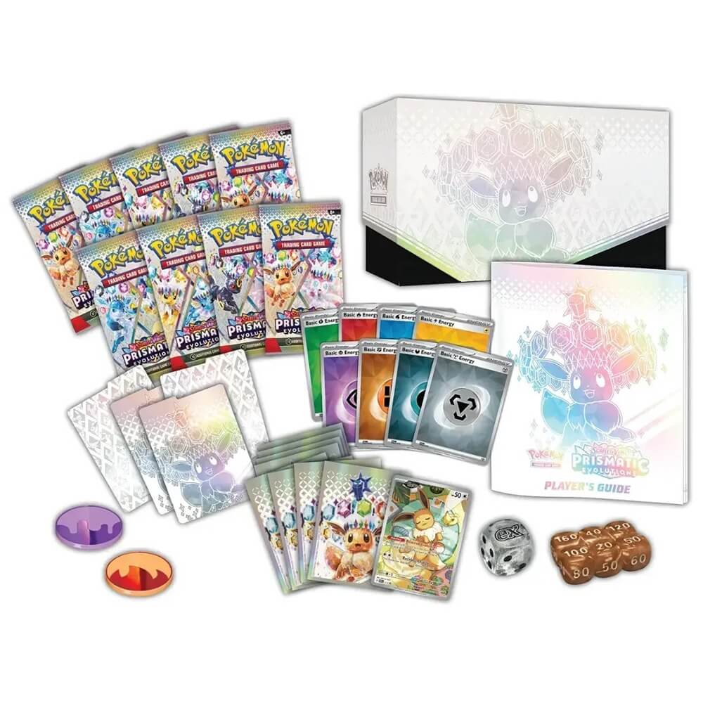 🔥2026 Christmas Gift🎄: Scarlet & Violet - Prismatic Evolutions Elite Trainer Box (ETB)