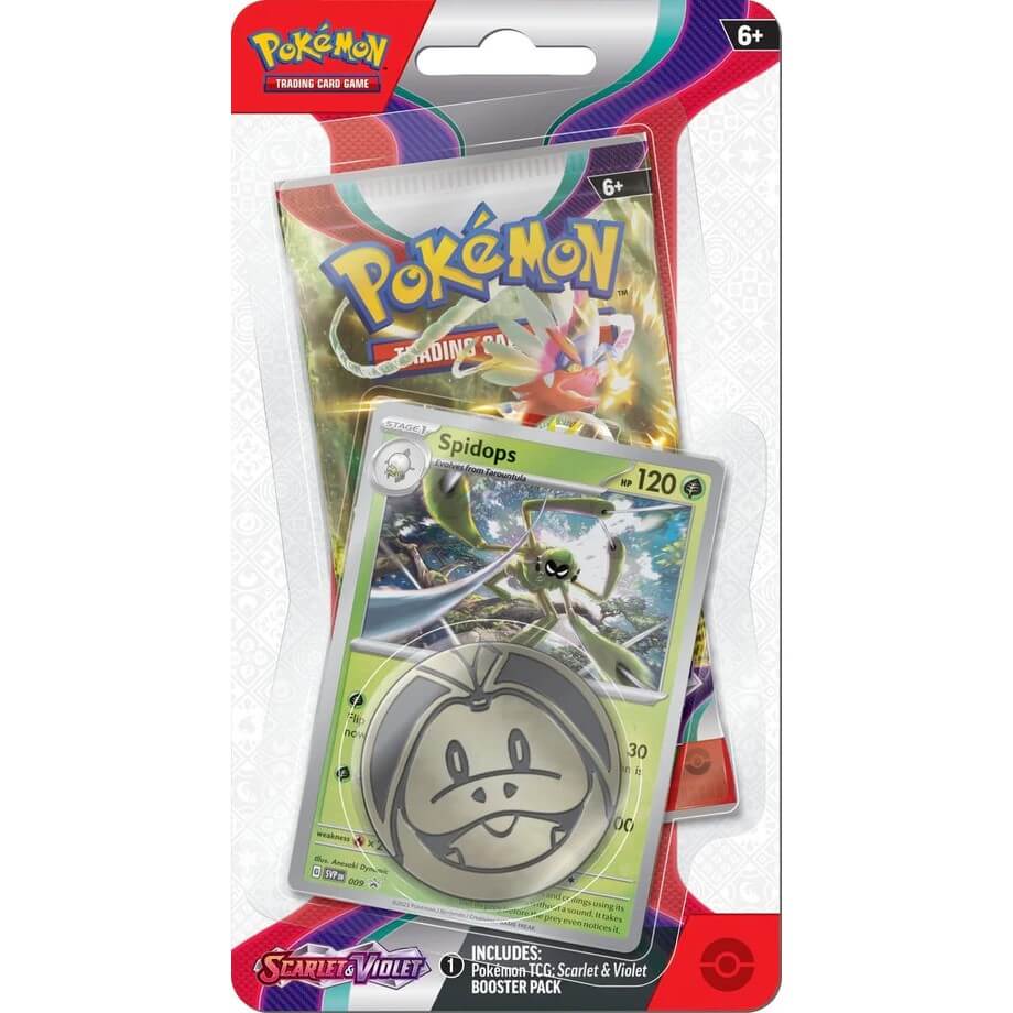 🔥2026 Christmas Gift🎄: Scarlet & Violet - Base Set Checklane Blister Pack (Spidops)
