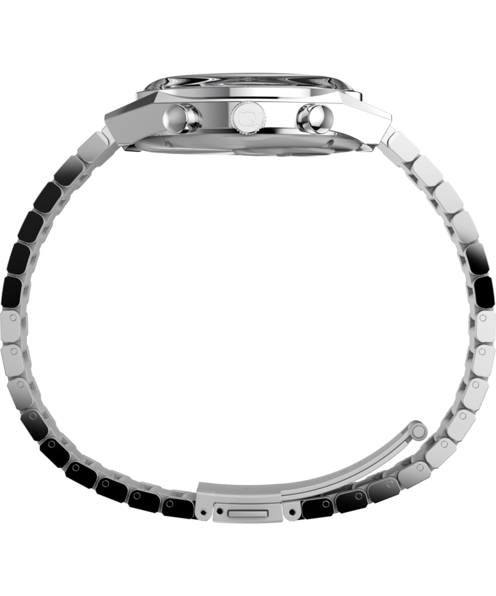 Q Timex Falcon Eye Chronograph 40mm Stainless Steel Bracelet Watch