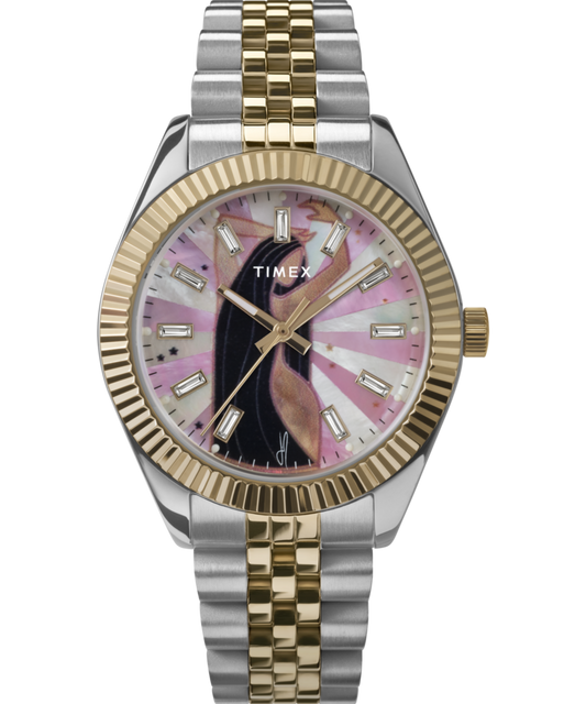 Timex x Jacquie Aiche Musings 36mm Stainless Steel Bracelet Watch