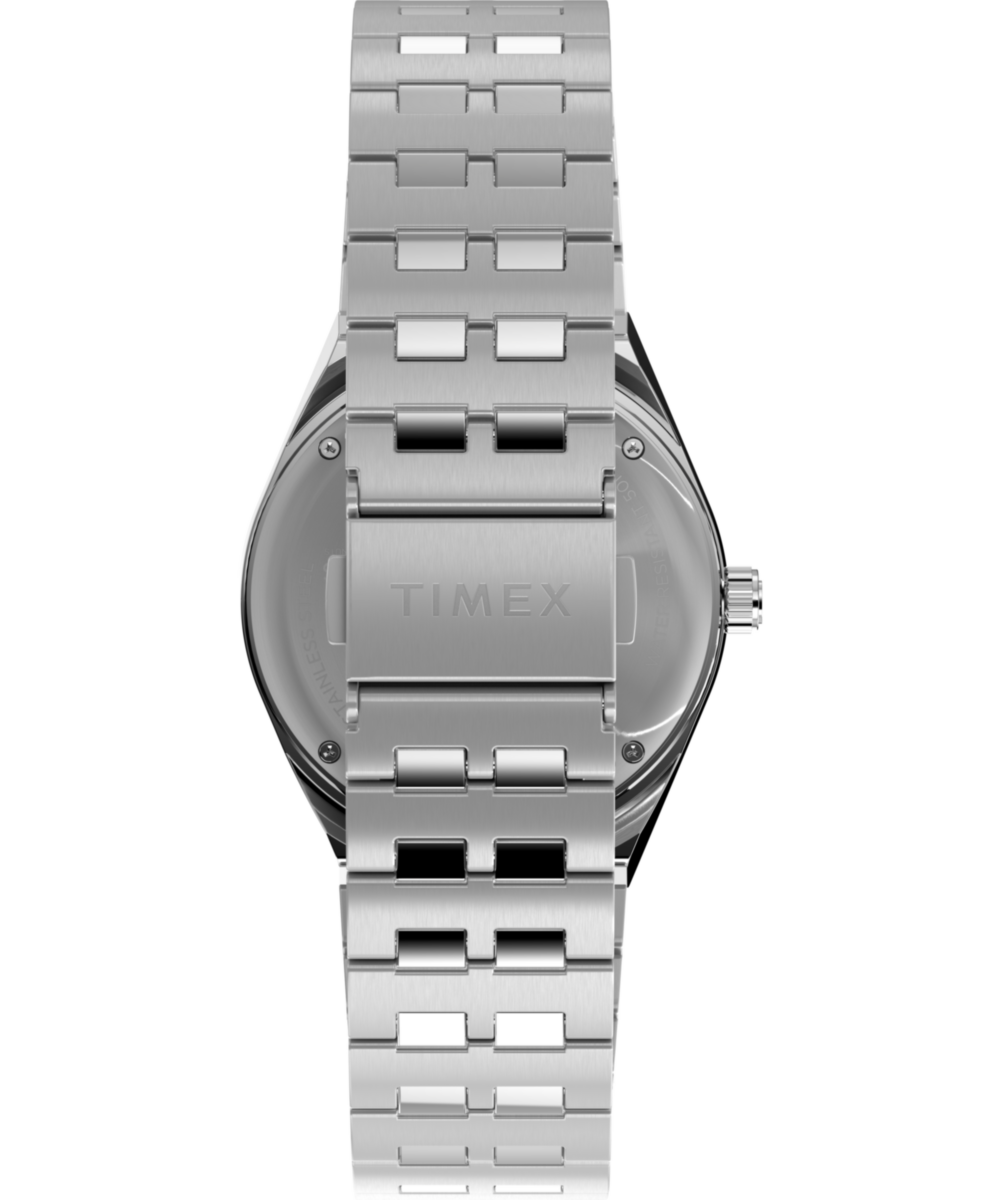 Peanuts® x Q Timex® GMT 38mm Stainless Steel Bracelet Watch