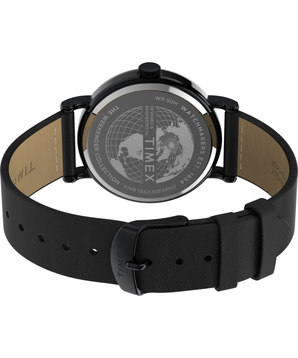 Timex Weekender Day of the Dead 40mm Leather Strap Watch