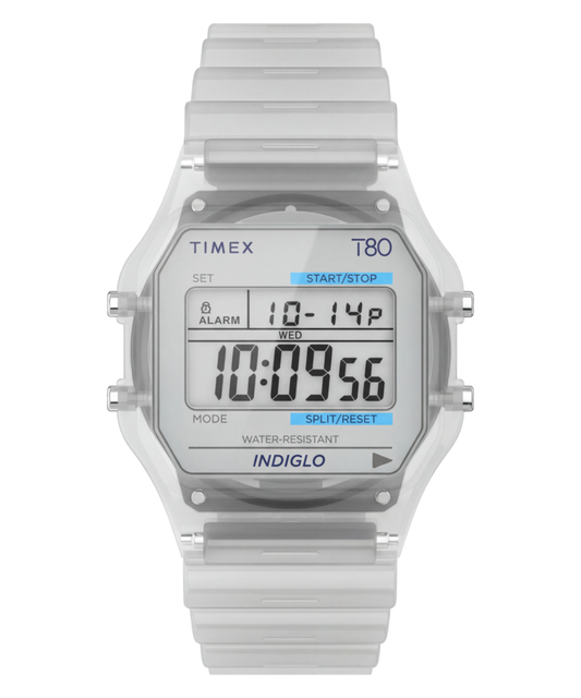 Timex T80 34mm Resin Strap Watch