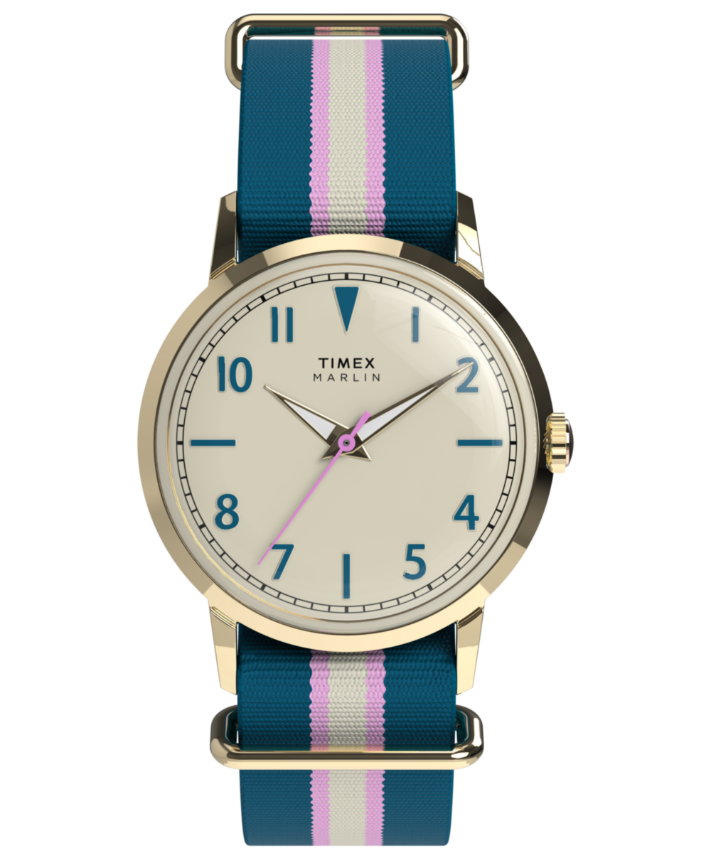 Marlin® 34mm Fabric Strap Watch